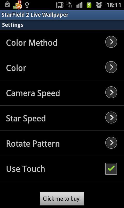 Starfield 2 Live Wallpaper