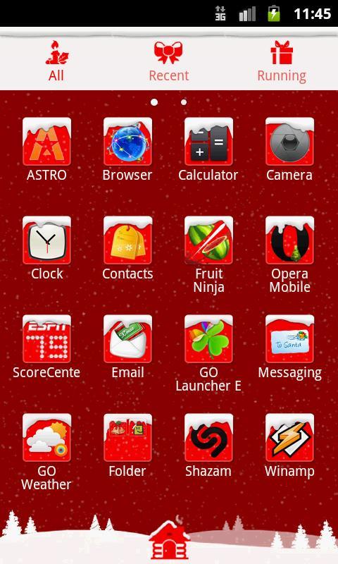 GO Launcher EX Theme Christmas