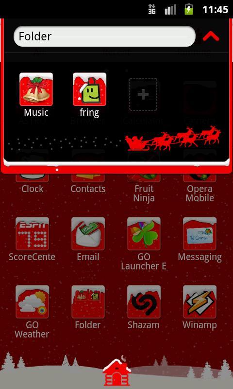 GO Launcher EX Theme Christmas