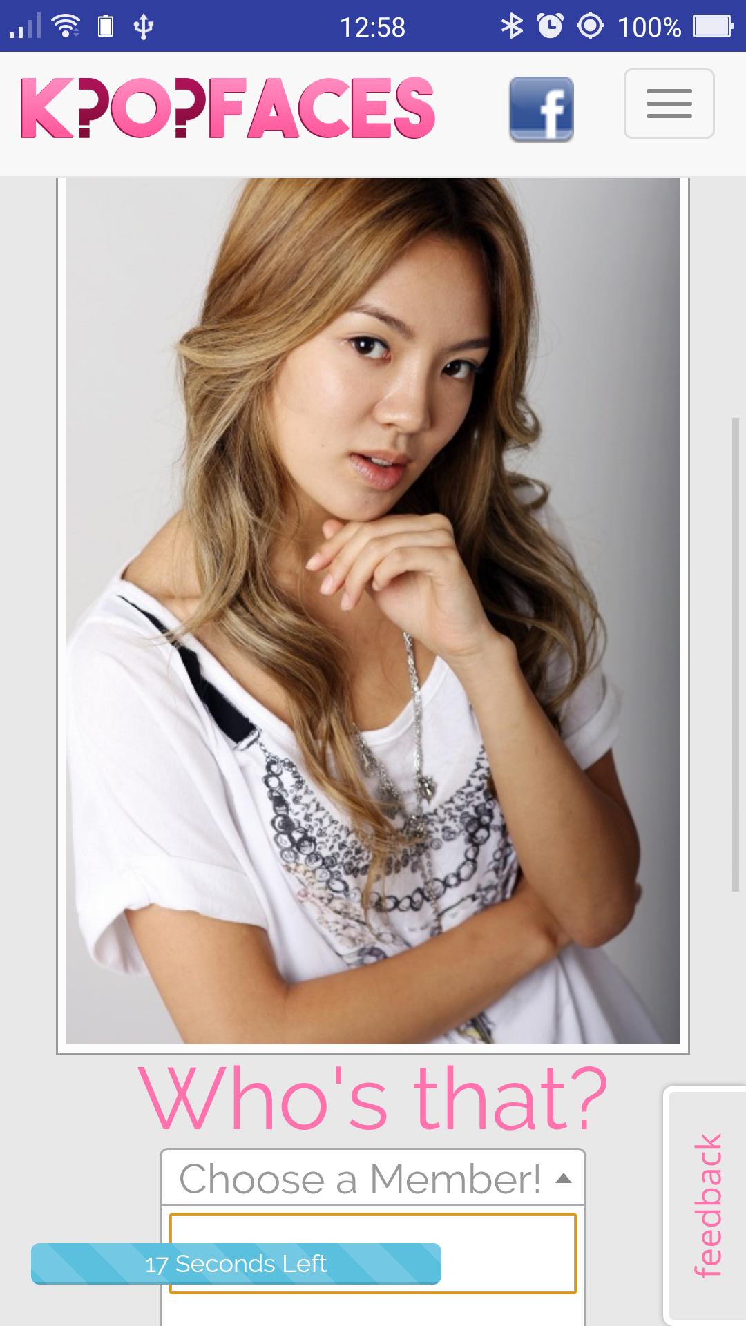 KPopFaces - KPop Quiz