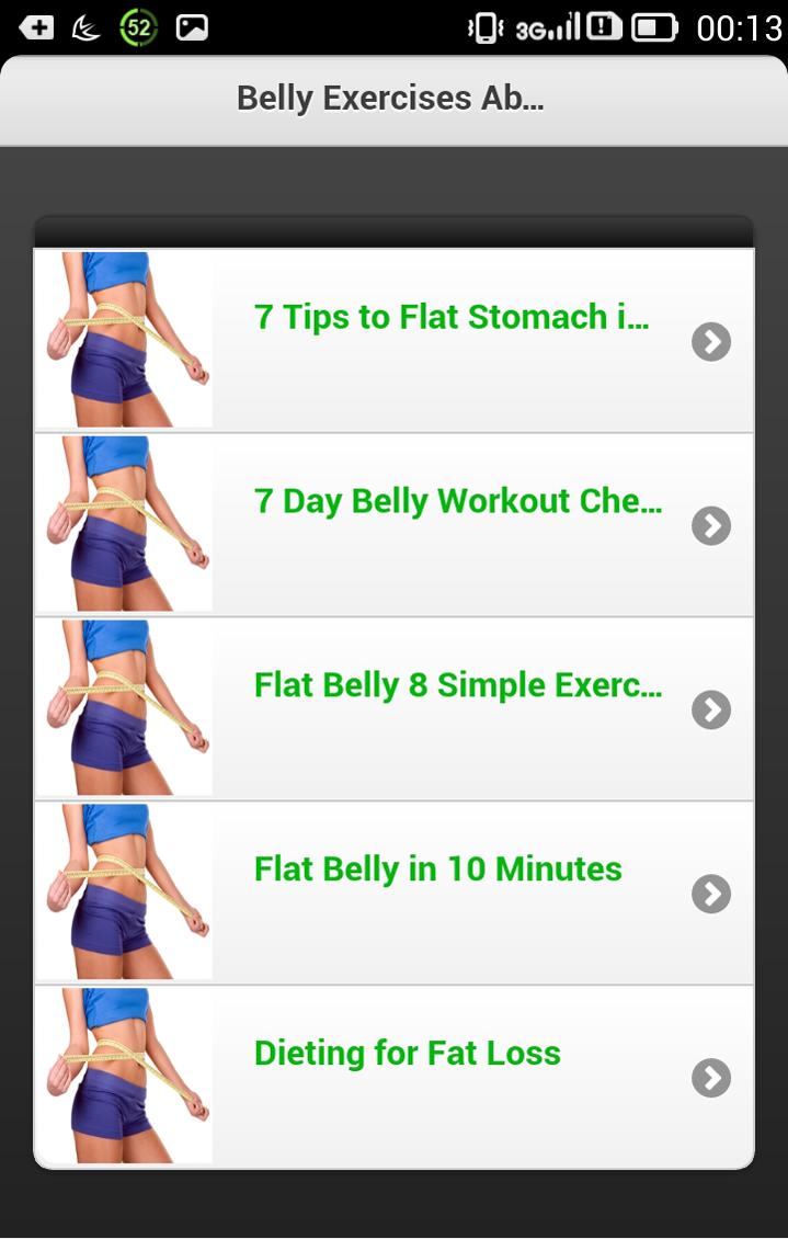 Belly Exercises Abs Workout