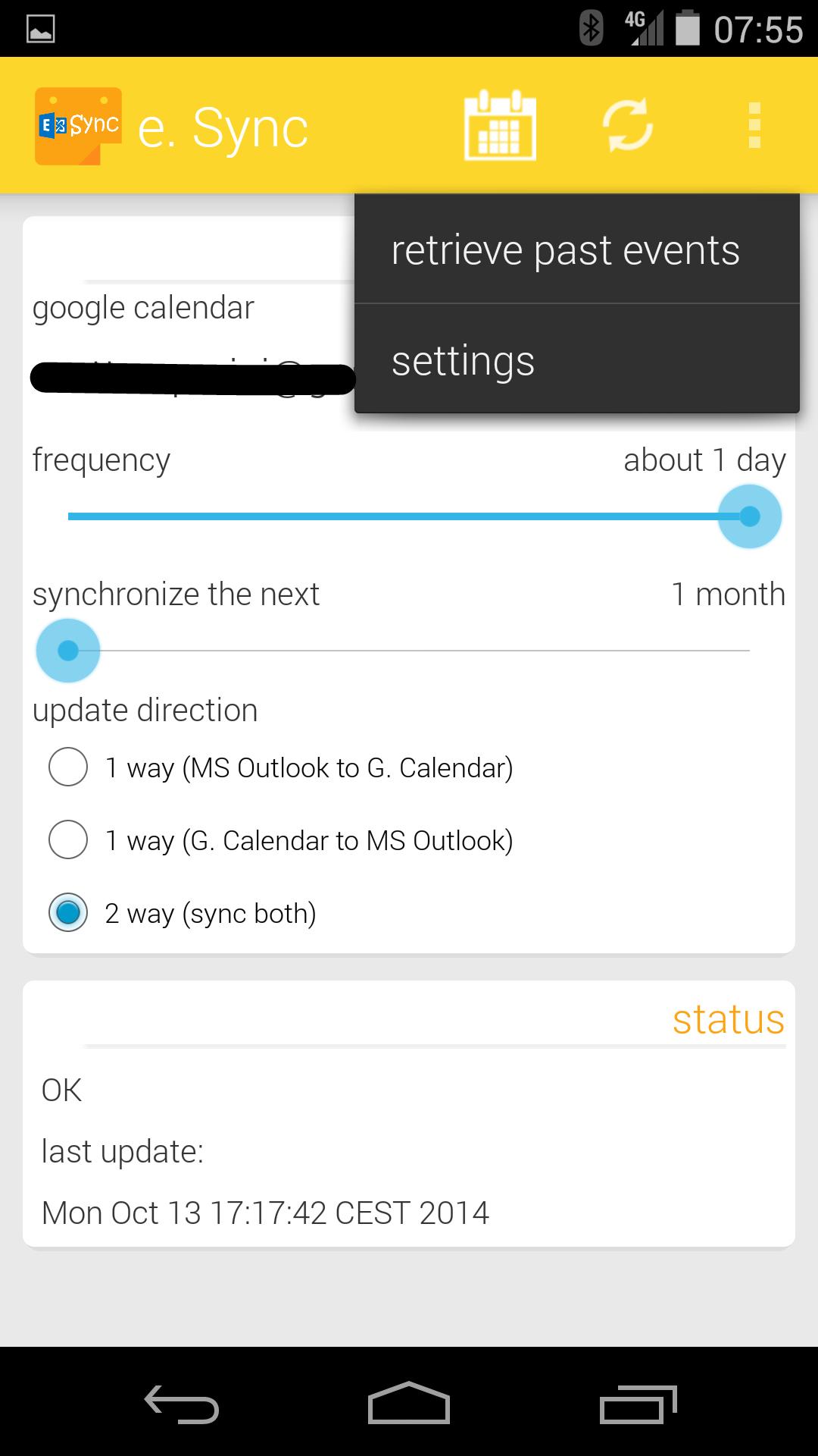 Exchange Calendar Sync
