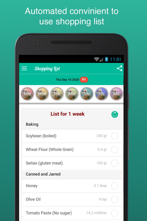 Fitness Meal Planner