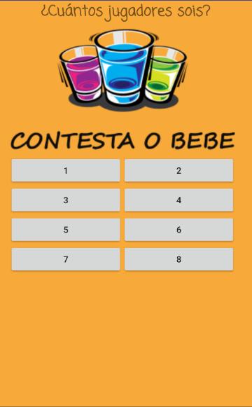 Contestaobebe Juego para beber