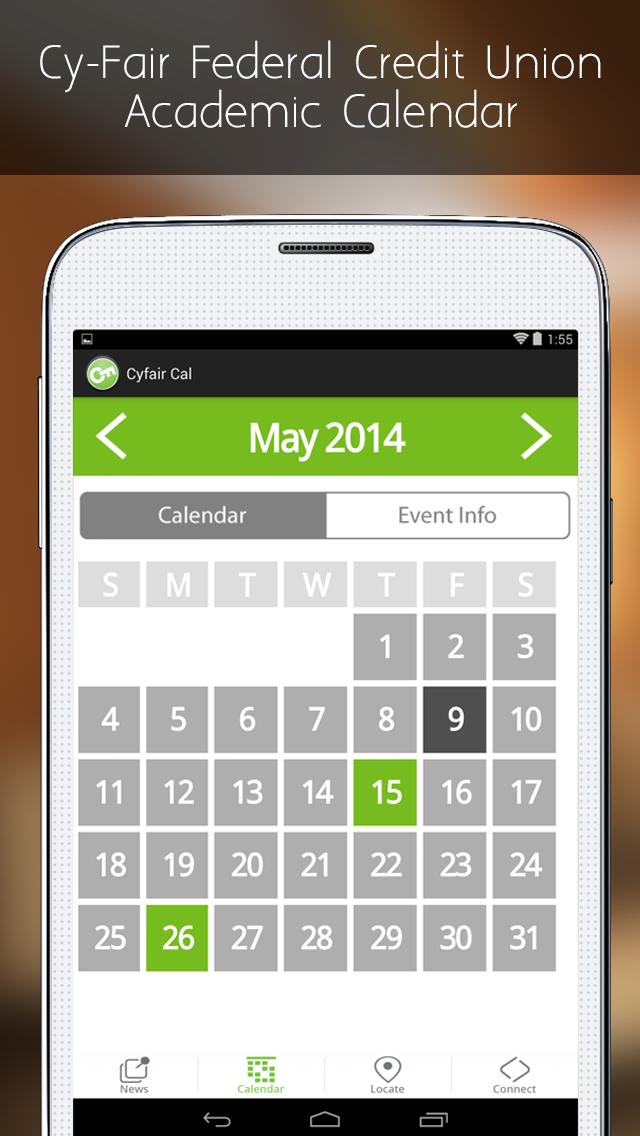 Cy-Fair FCU Academic Calendar