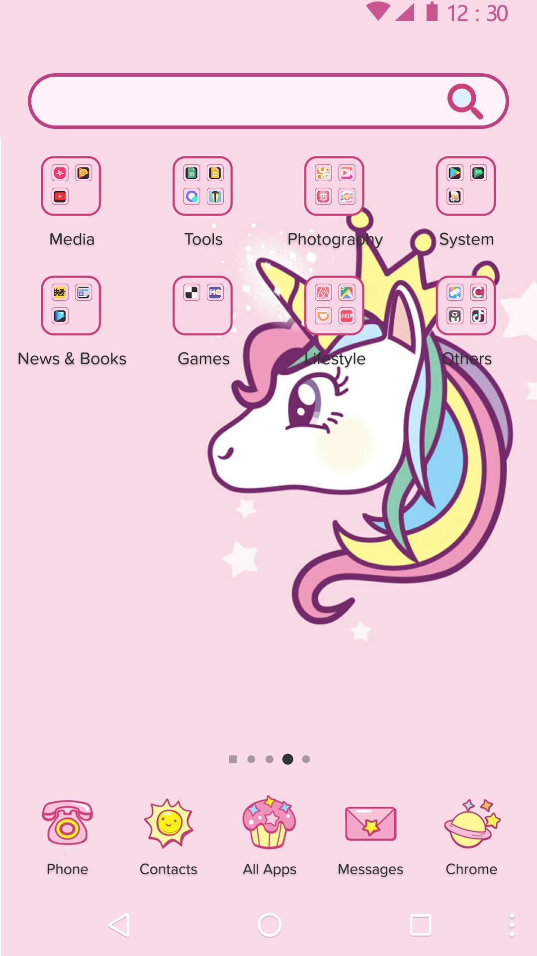 Cartoon Theme - Cute Unicorn