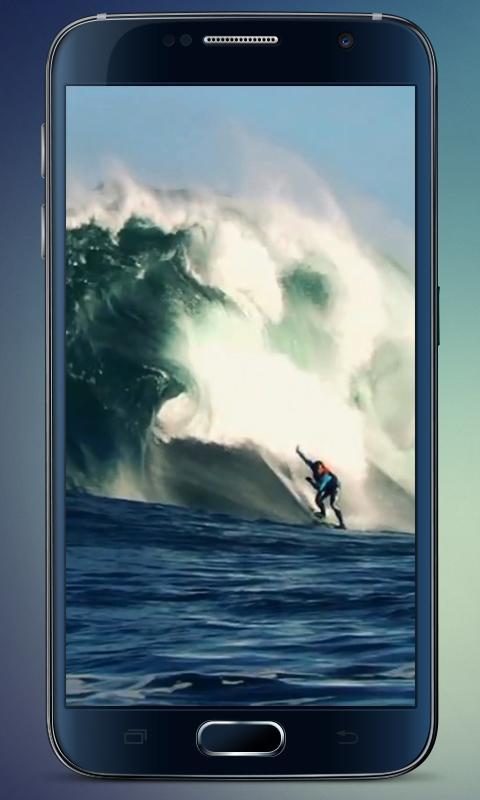 Surfing Wave Live Wallpaper