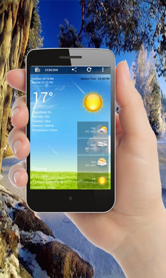 weather live forecast