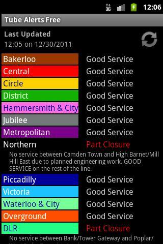 London Tube Alerts Free