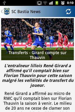 Bastia Foot News