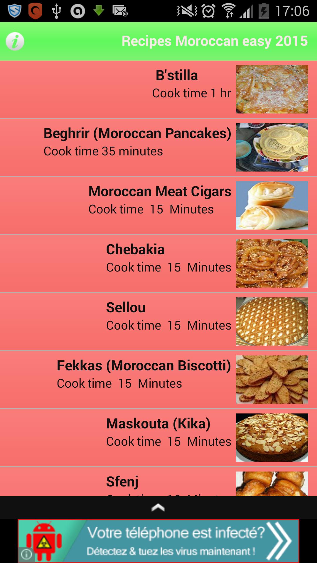 Recipes Moroccan easy 2015