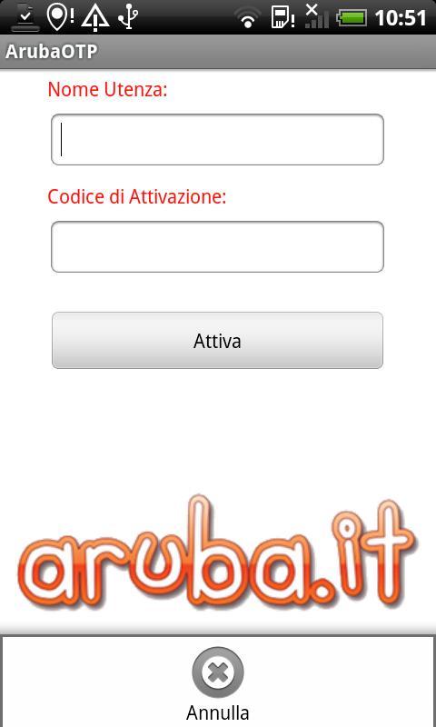 Aruba Mobile OTP