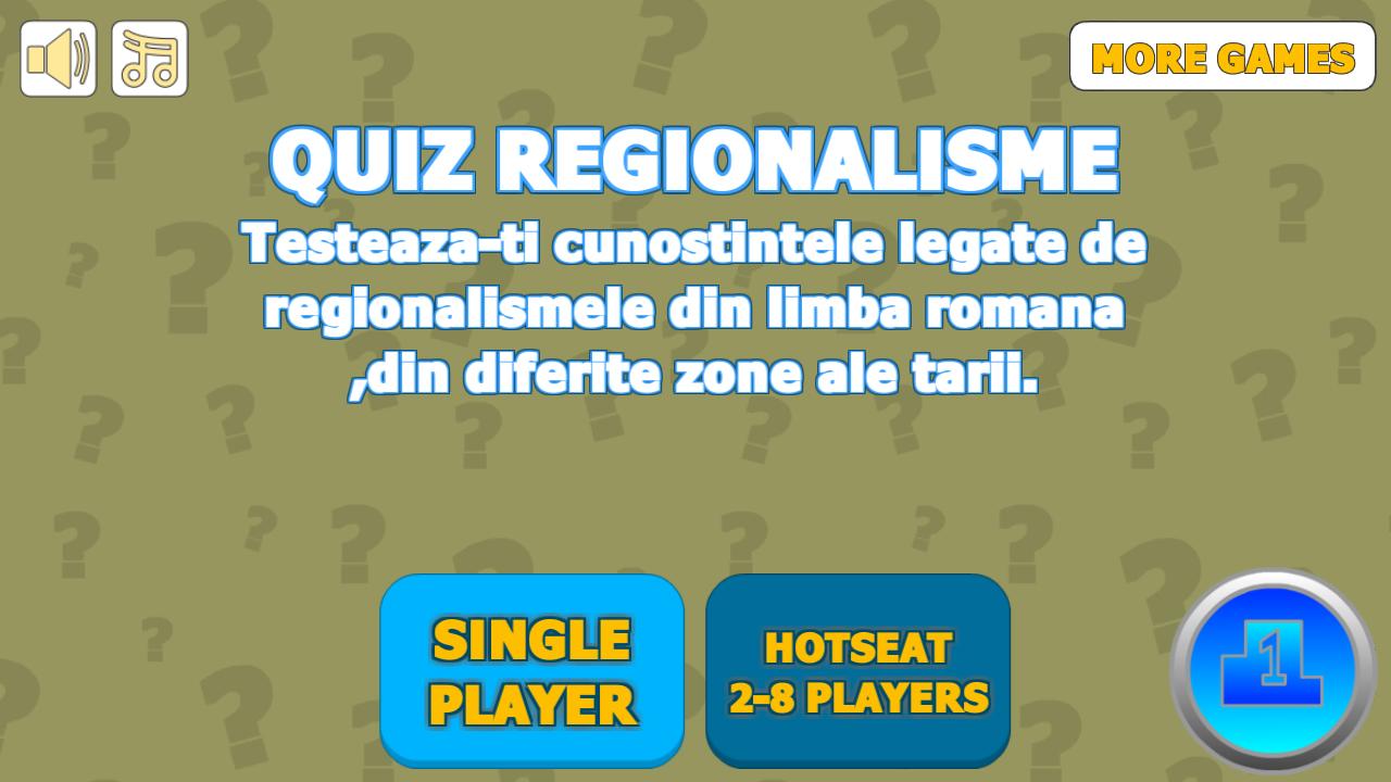 Quiz Regionalisme Romania
