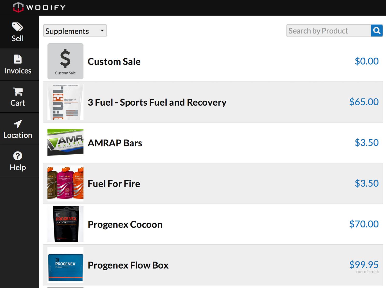 Wodify POS (Point-of-Sale)