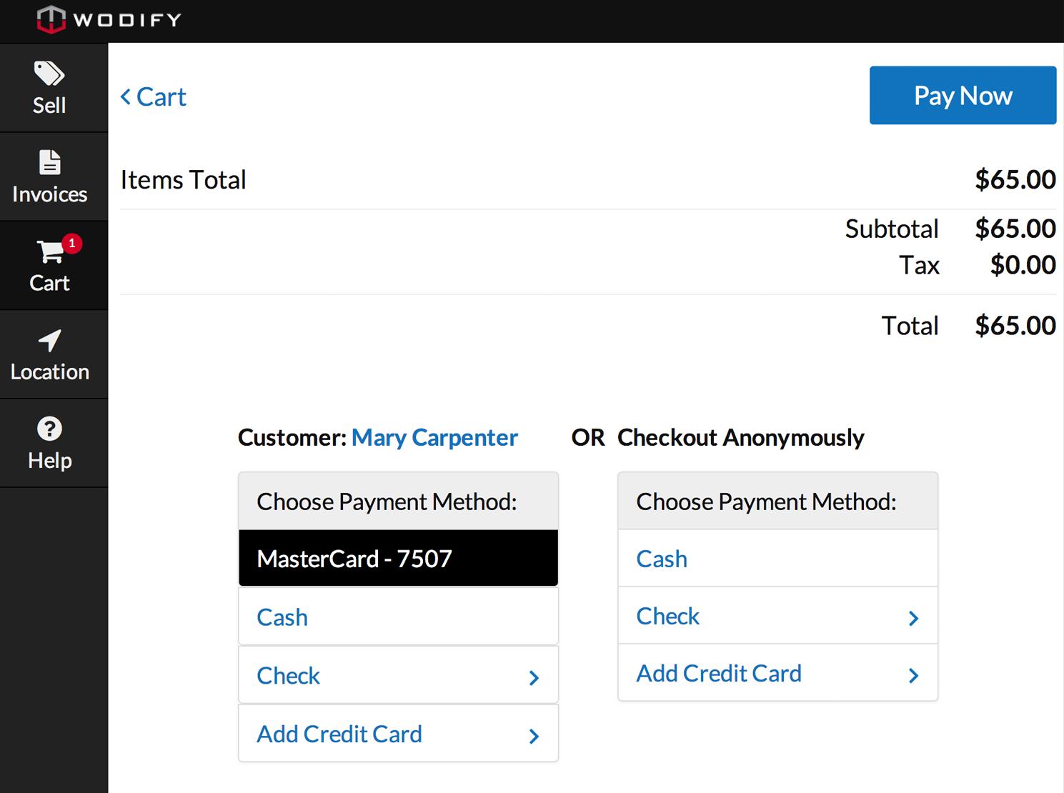 Wodify POS (Point-of-Sale)