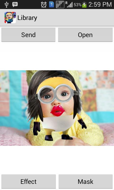 Yellow Minion Face Maker