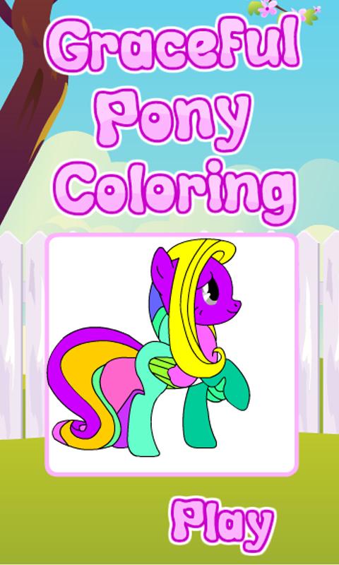 Coloring Games-Pony Coloring
