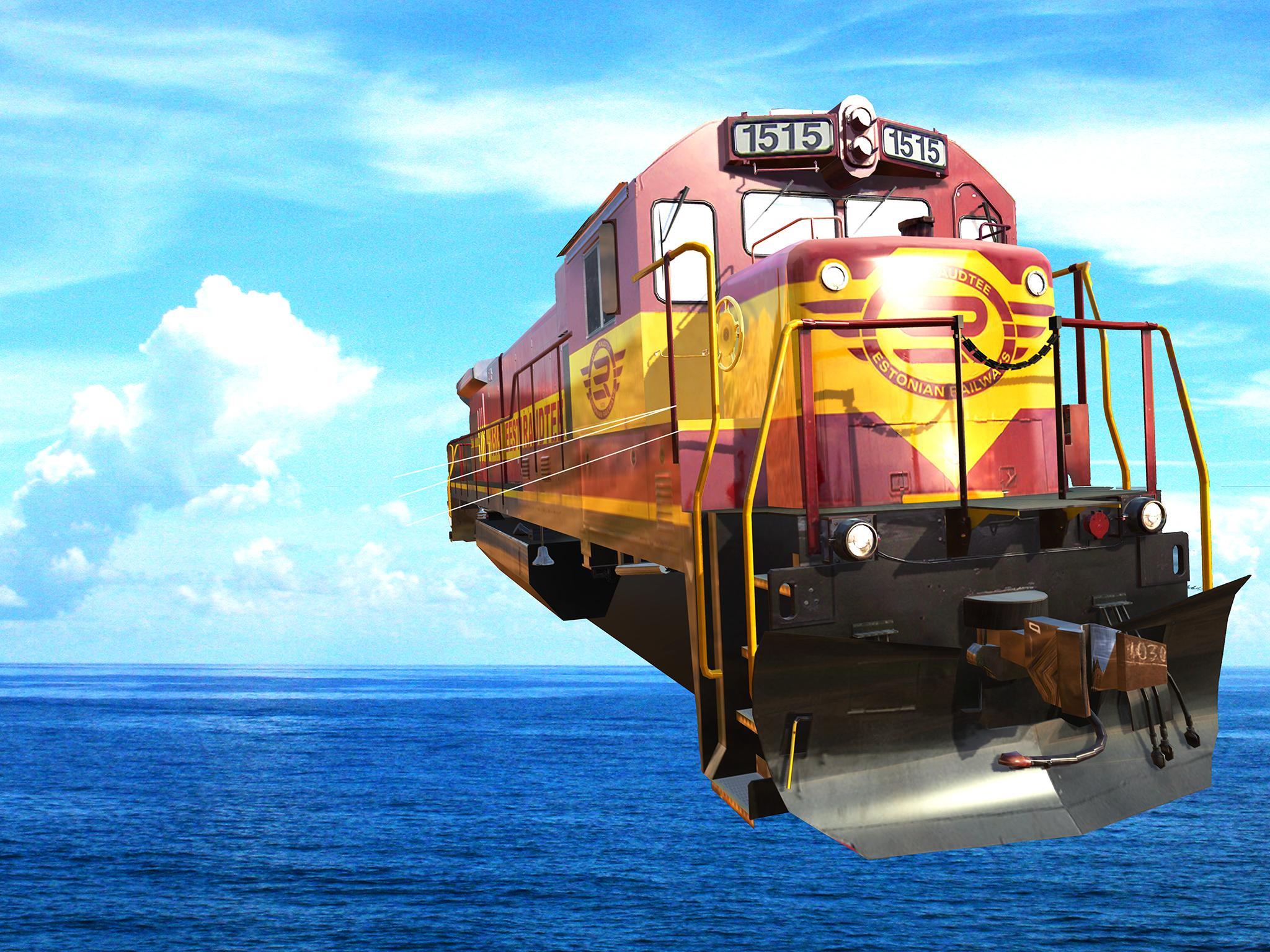 Tourist Flying Train Simulator