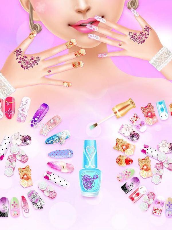 Princess Nail Salon - Fashion Nail Art Design Game