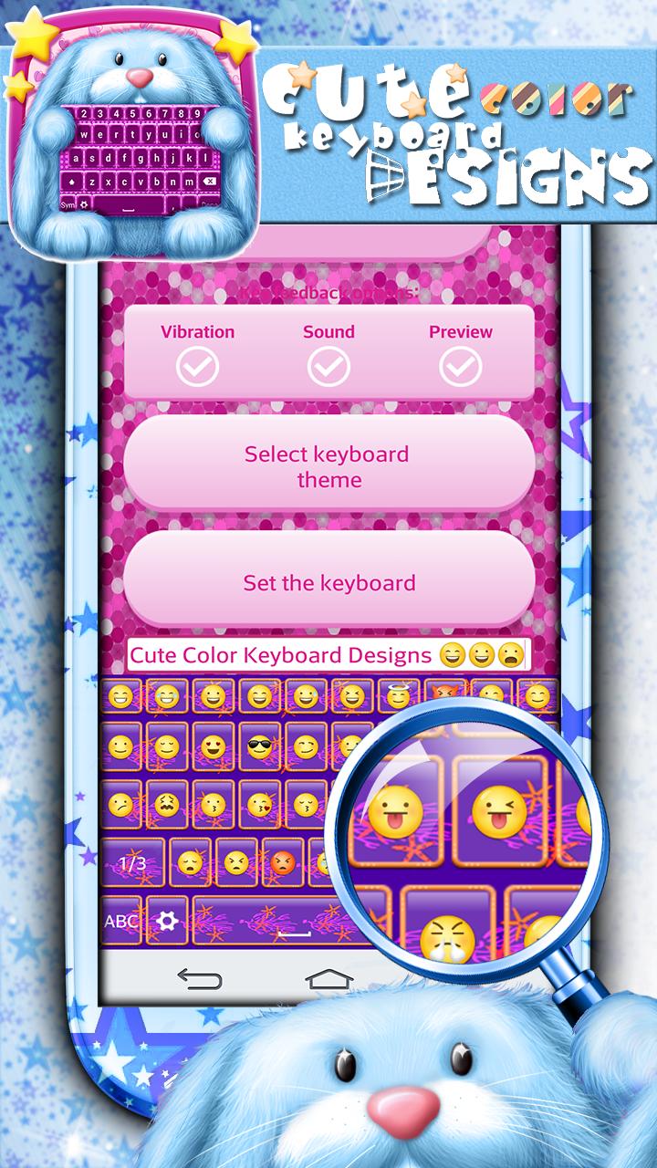 Cute Color Keyboard Designs