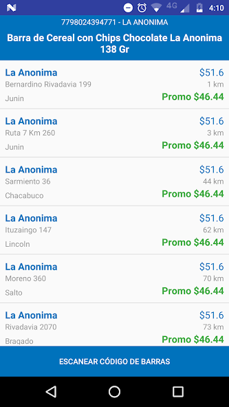 Precios Claros Scanner