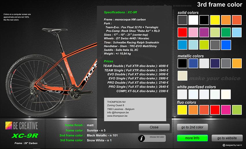 THOMPSON BIKES - MTB XC-9R