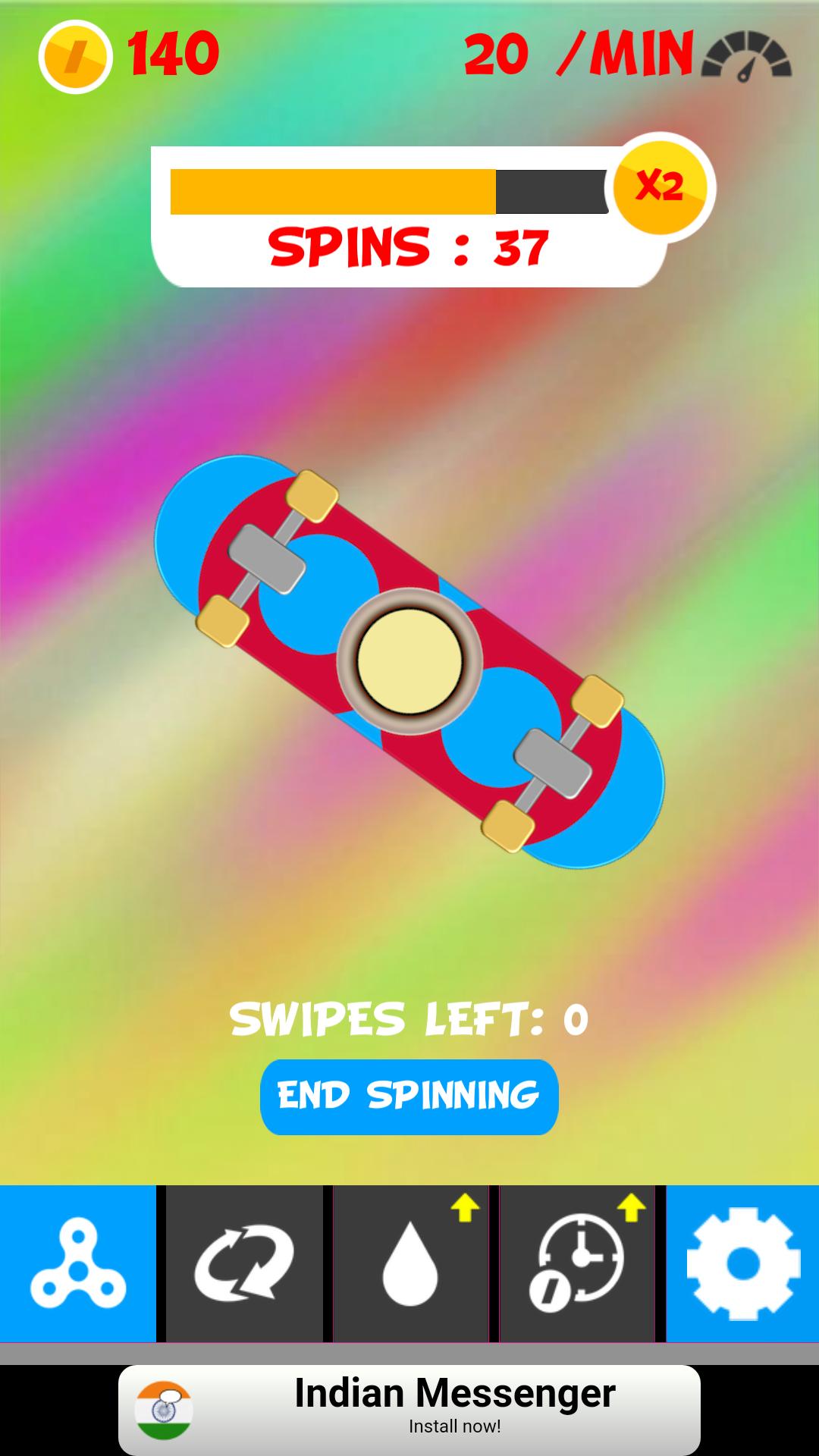 Speed spinner