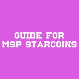 Guide for MSP starcoins
