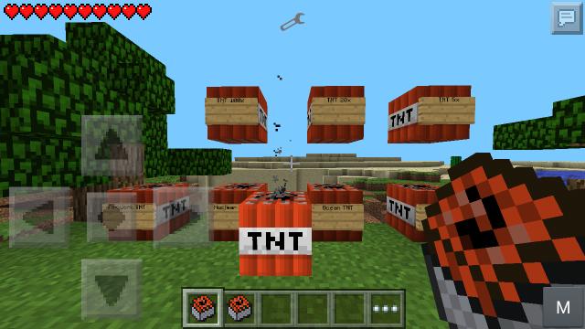 TNT Mod For MCPE