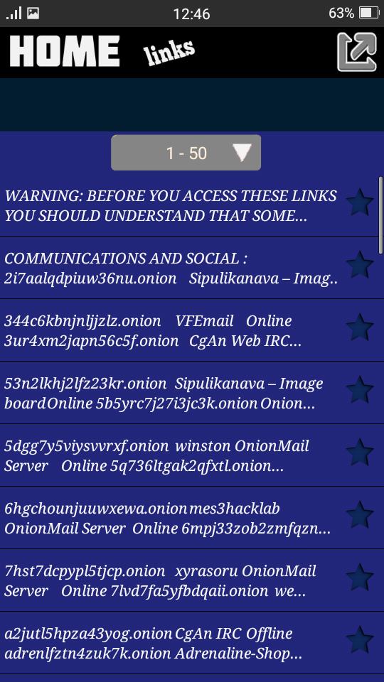 Deep Web Links