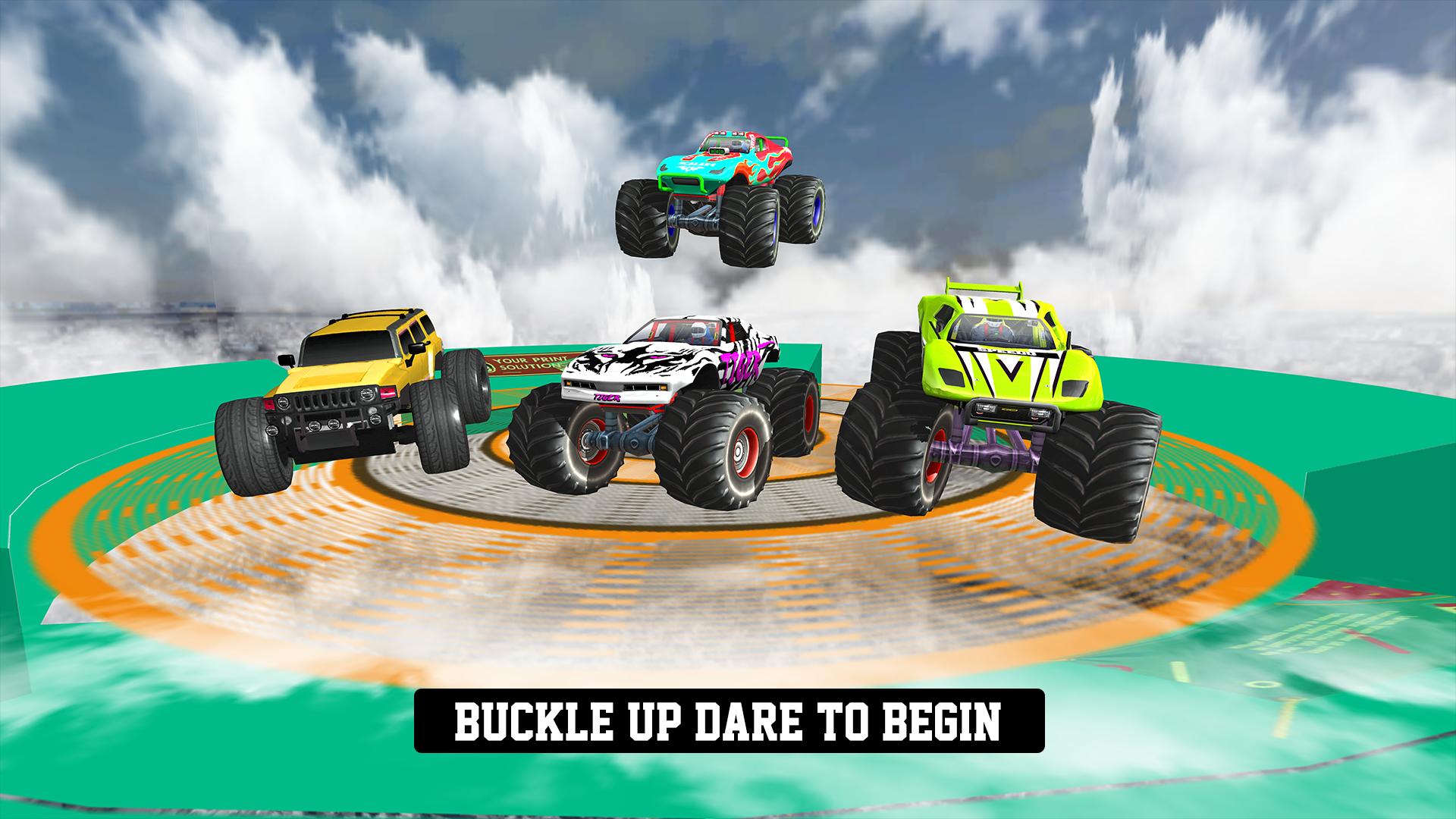 GT Monster Truck Racing : Mega Ramp Stunts