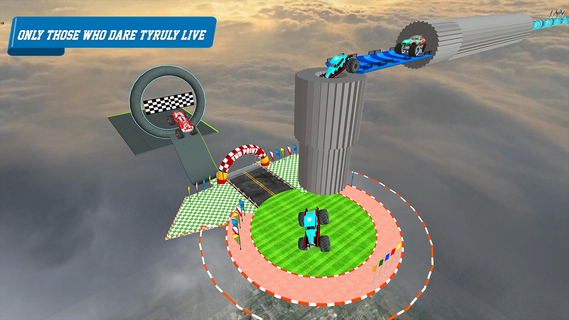 GT Monster Truck Racing : Mega Ramp Stunts