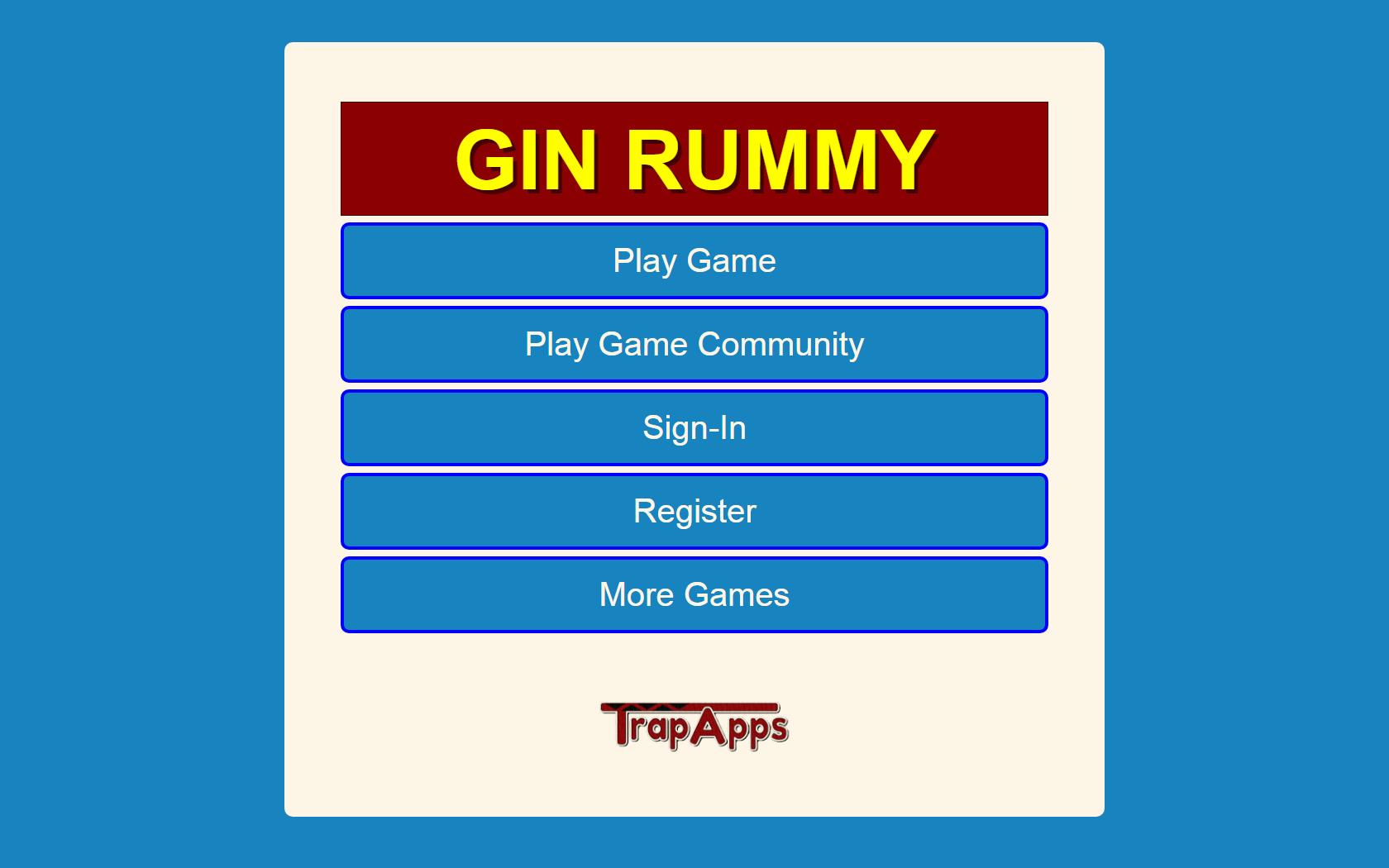 Gin Rummy (TrapApps)
