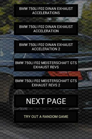Engine sounds of 750i 750Li Xi