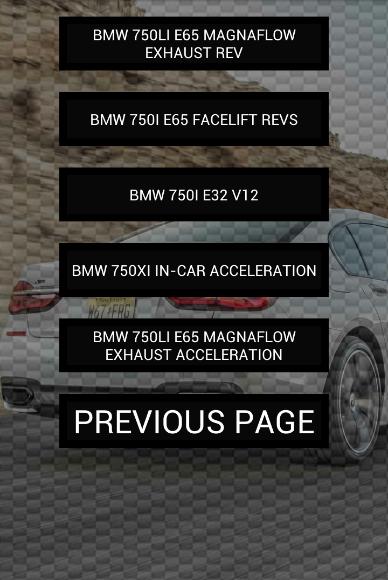 Engine sounds of 750i 750Li Xi