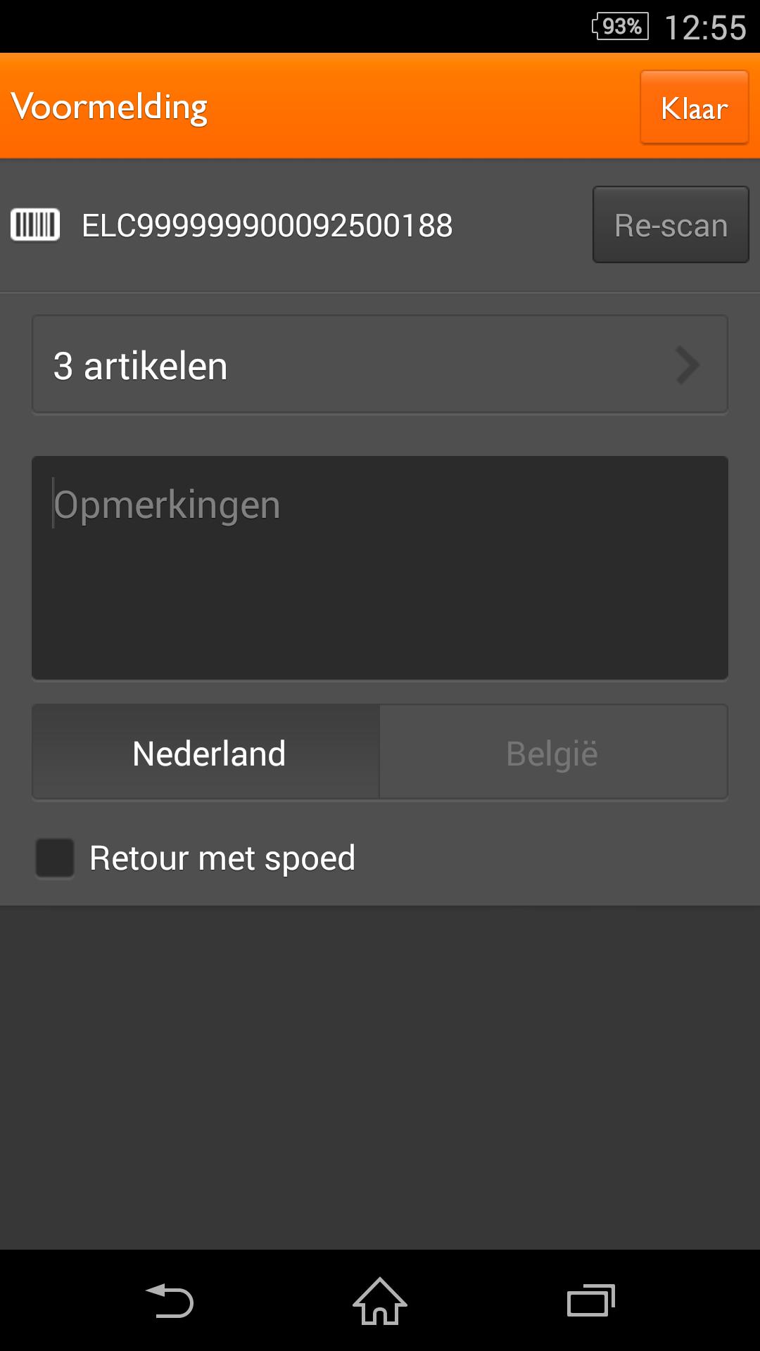 TNT Innight Retouren