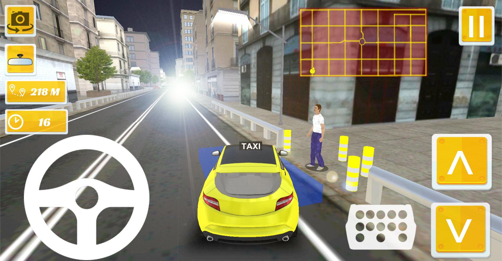 Taxi Driver Spain Barcelona 3D