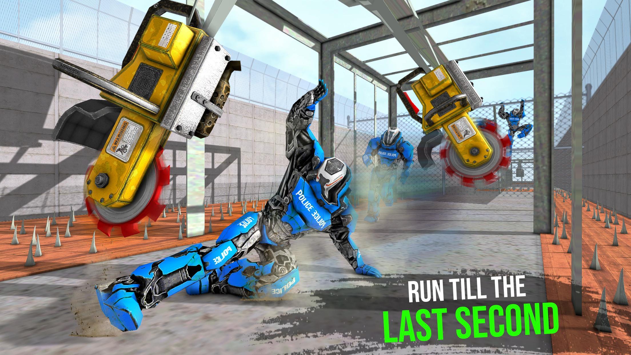 US Police Robot Chase Training: Special School