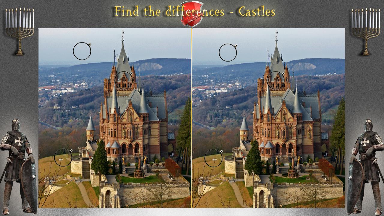 Find the differences - Castles