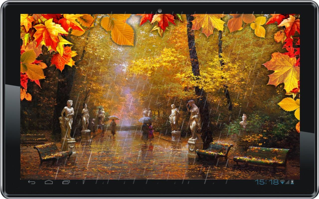 Autumn Rain live wallpaper