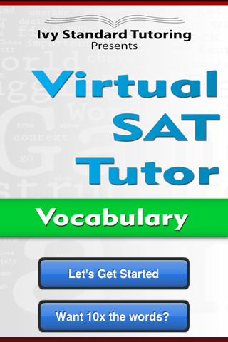 Virtual SAT Tutor - Vocabulary