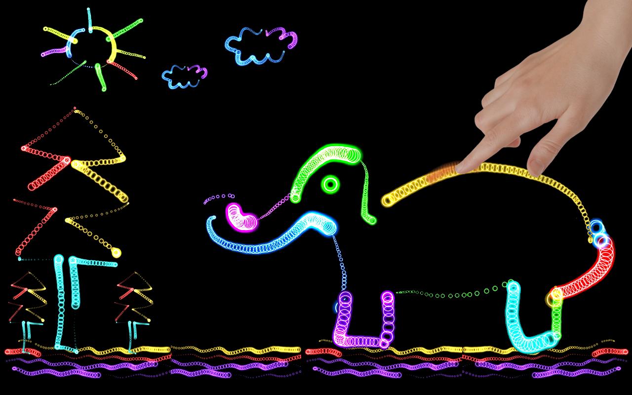 Glow the GIF and Drawing Art