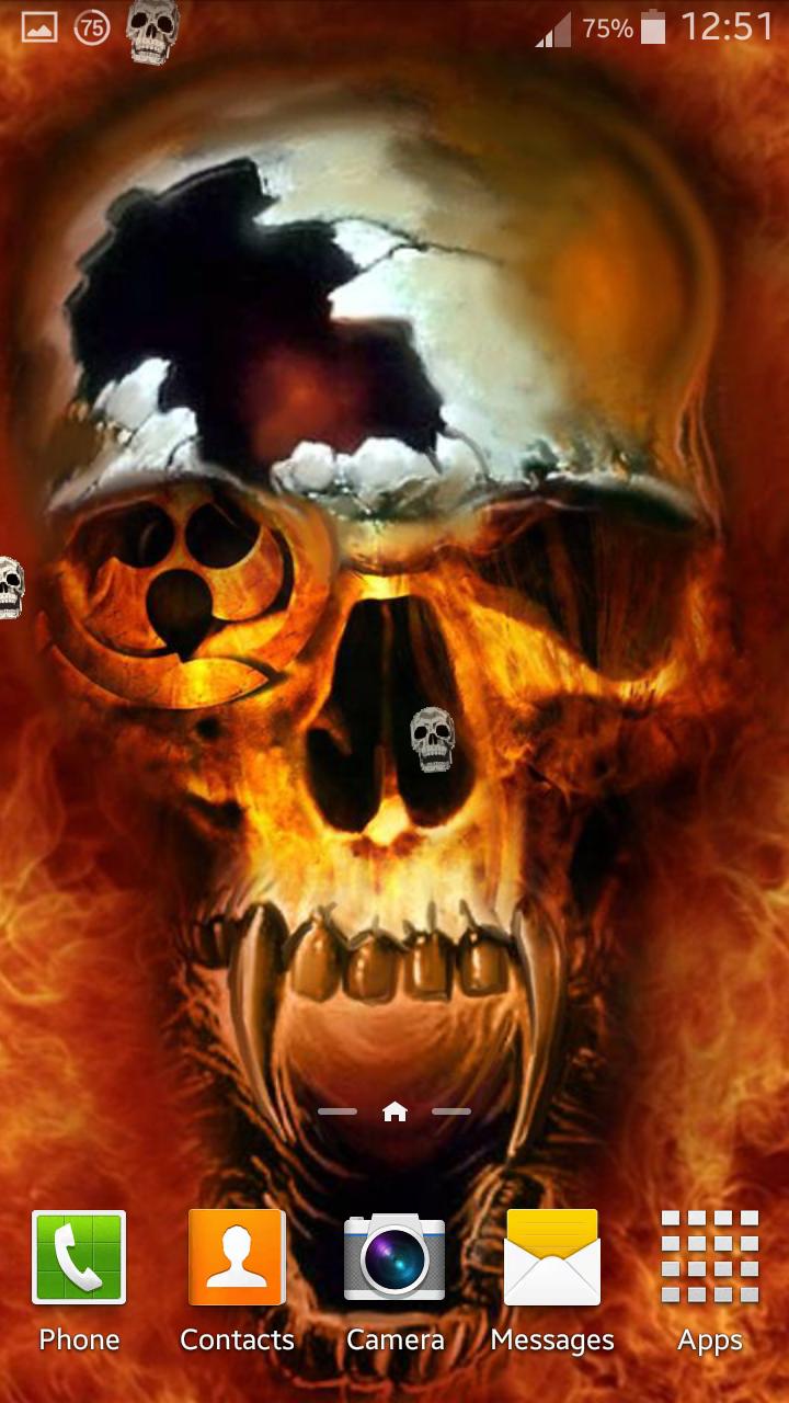 Skulls Live Wallpaper