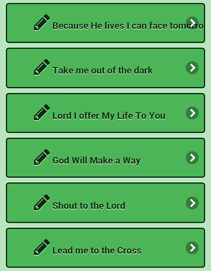 Christian Karaoke Songs