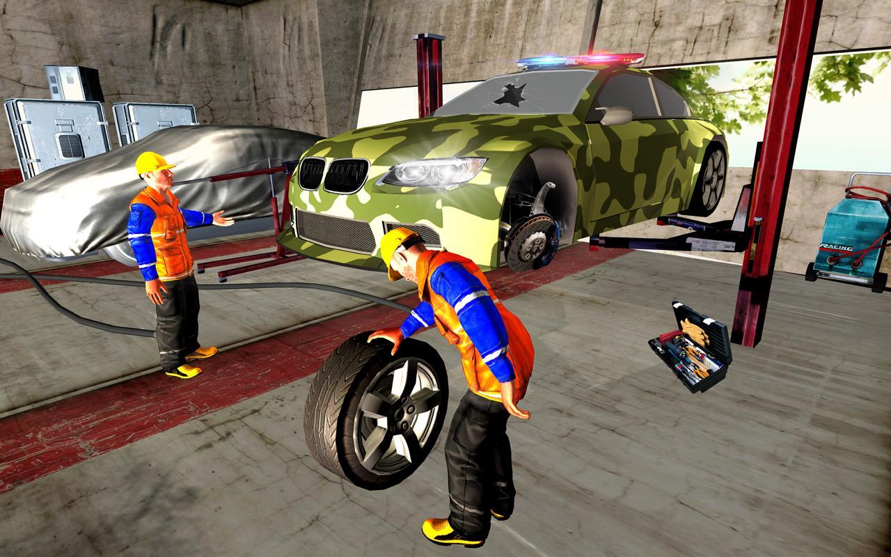 Army Cars Wash Simulator