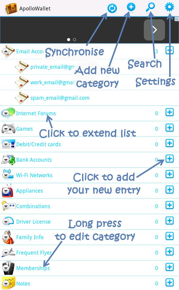 ApolloWallet Password Manager