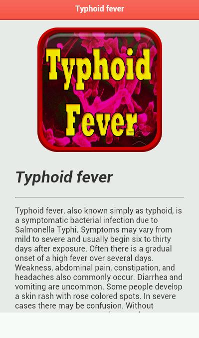 Typhoid Fever Disease