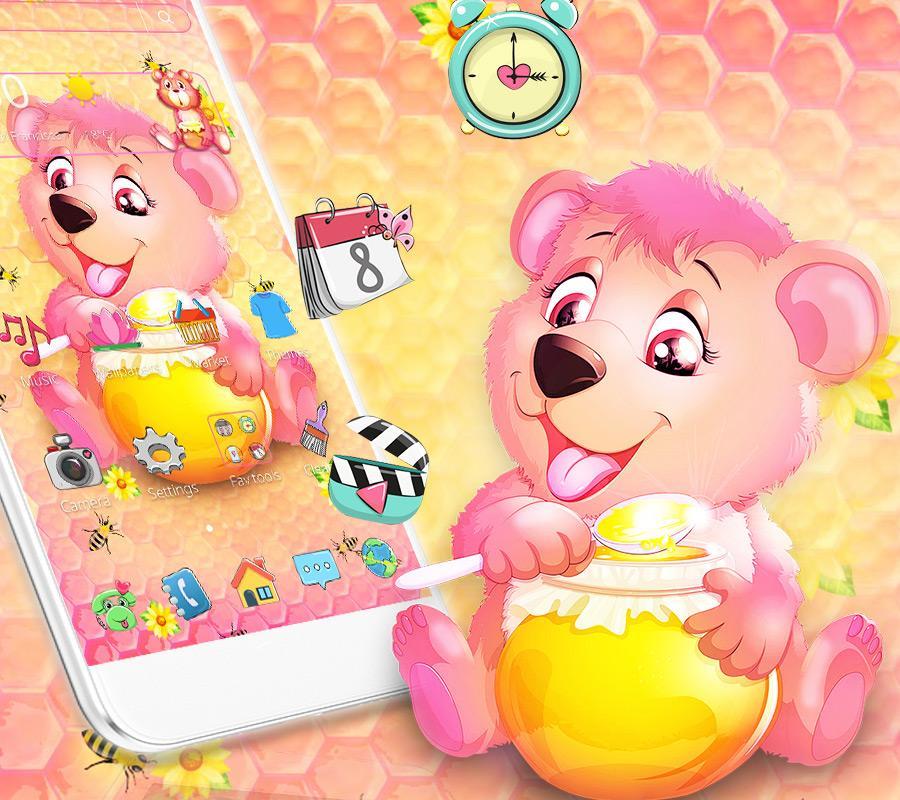 Cute Honey Bear Theme