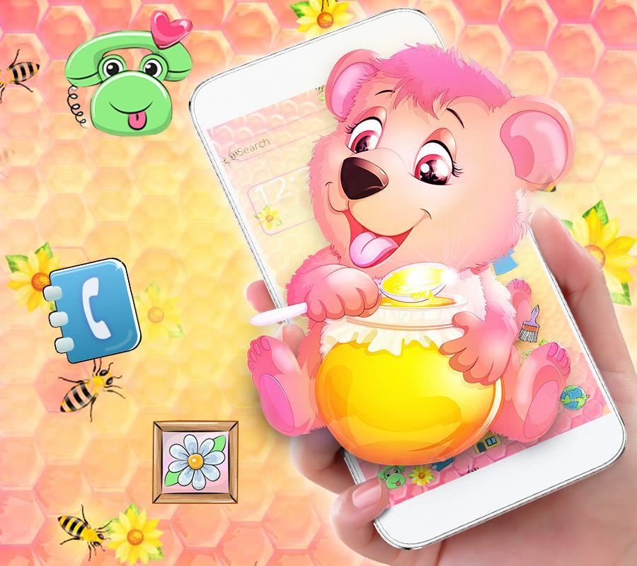 Cute Honey Bear Theme
