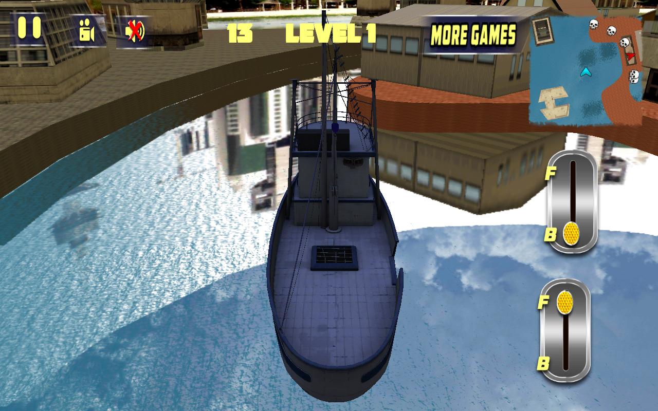 3D Boat Parking Simulator